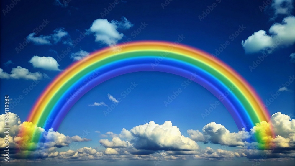 Soft pastel kawaii sky with a colorful rainbow gradient, perfect for kids, comics, and playful presentations Soft pastel kawaii sky with a colorful rainbow gradient, perfect for kids, comics, and playful presentations