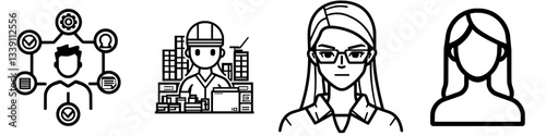 Connecting professionals and workers in various sectors focusing on collaboration and productivity