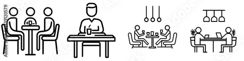 Dining in a lively restaurant with friends and engaging conversations during an evening outing
