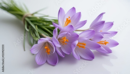 Crocus flowers bunch garden floral photography natural light close-up beauty