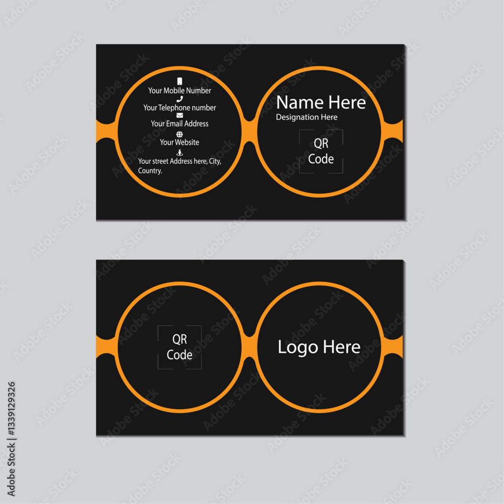 Creative business card design and name card and clean design and Double sided Creative business card design and name card and clean design and Double sided