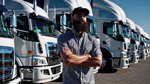 The Confident Truck Driver
