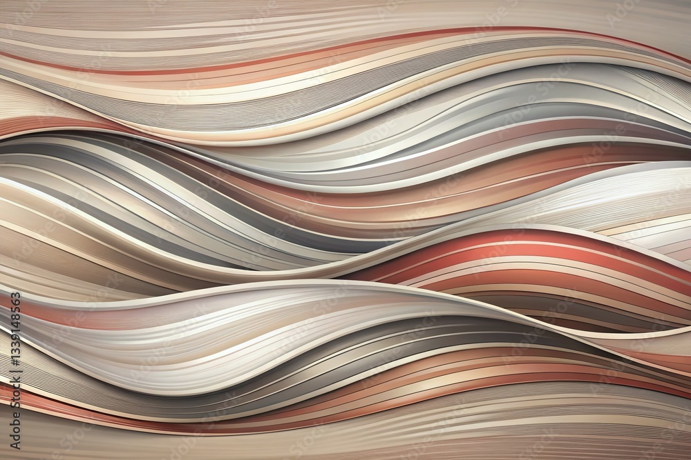Abstract Surreal Fluid Art: Rosy Brown, Gray Wave Canvas Print, Horizontal Header Design Abstract Surreal Fluid Art: Rosy Brown, Gray Wave Canvas Print, Horizontal Header Design