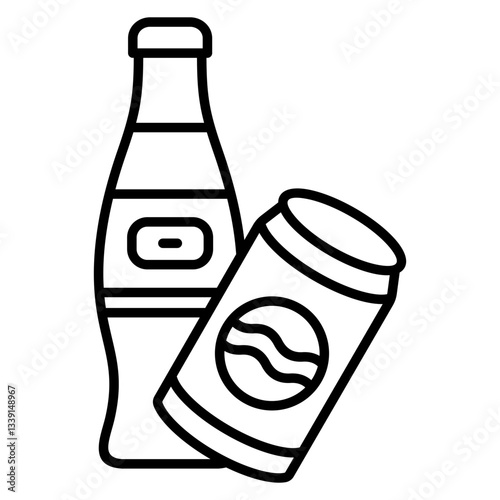 Soda Outline Icon