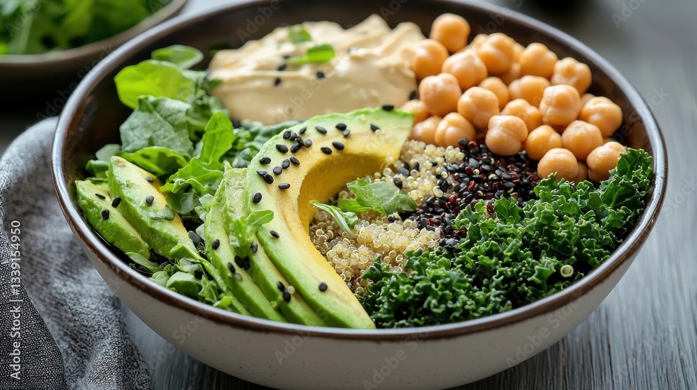 Colorful Bowl of Fresh Vegetables Showcasing Vibrant Healthy Cuisine Colorful Bowl of Fresh Vegetables Showcasing Vibrant Healthy Cuisine