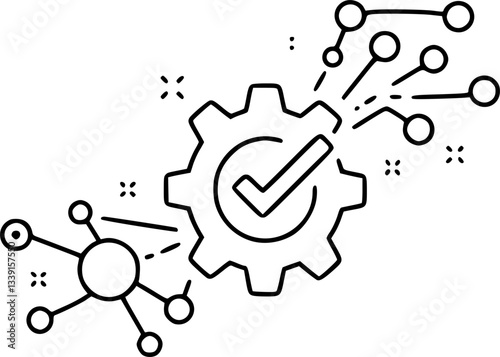 electronic techincal service icon sign vector
