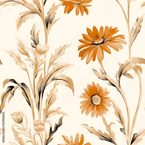 Seamless pattern digital paper