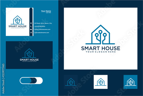 Smart House Logo and Branding Design