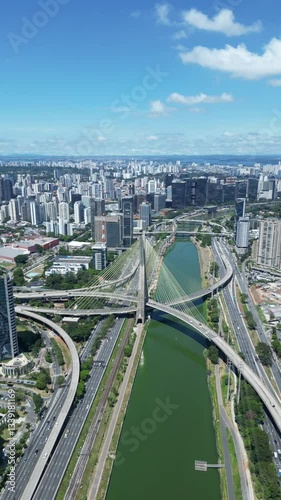 São Paulo, Ponte Estaiada. Saturday, ‎15‎ March of  ‎2025, ‏‎15:34:33