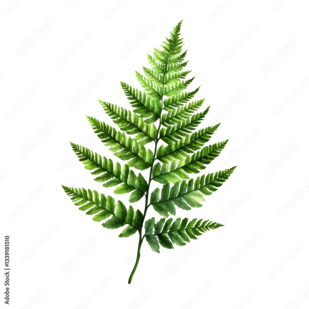 fern isolated on white background fern isolated on white background
