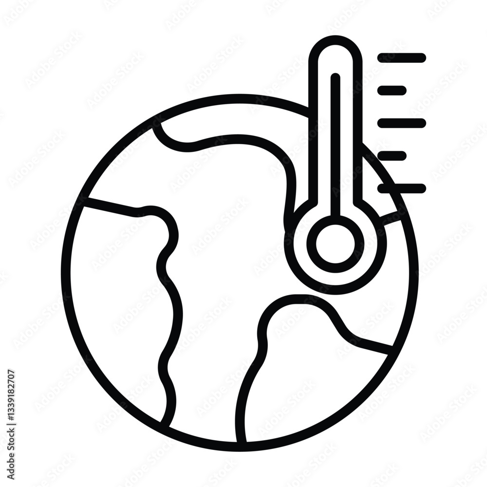 Obraz premium Mother Earth Day Icon Vector Design