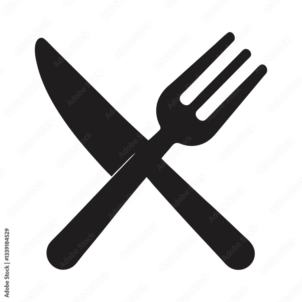 icon fork and knife sign vector illustration icon fork and knife sign vector illustration