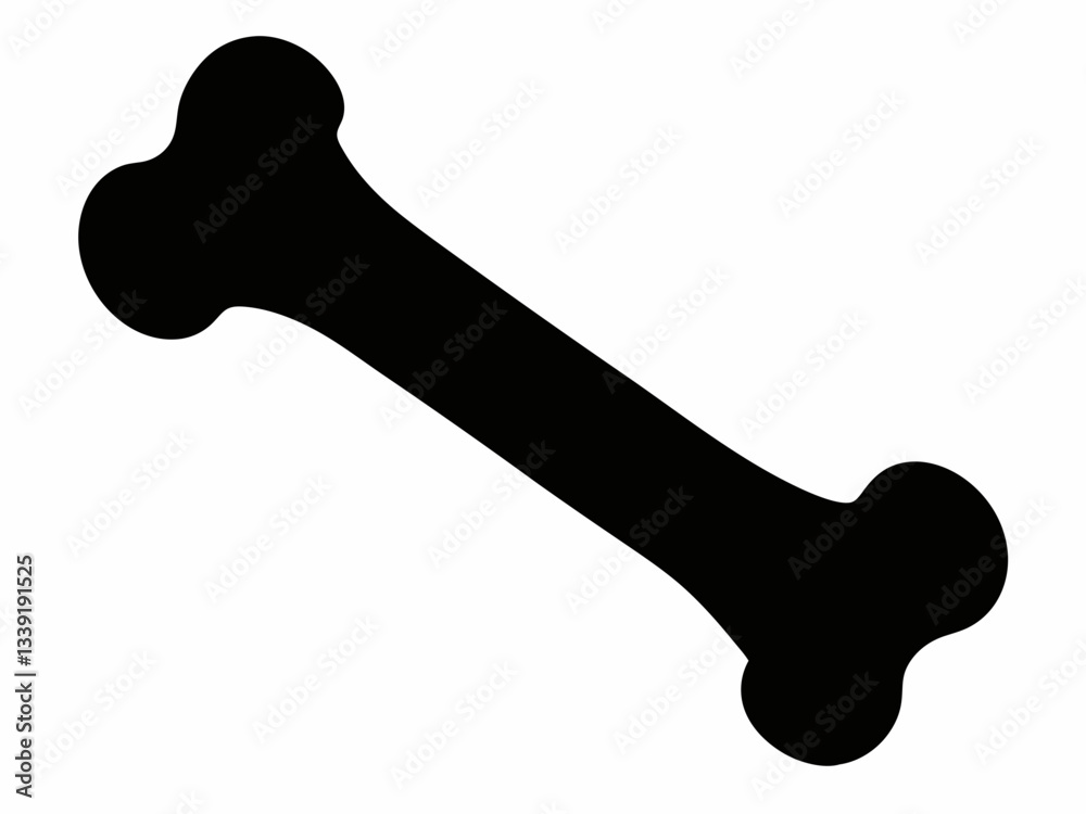 Dog bone silhouette,Dog bone clipart Dog bone silhouette,Dog bone clipart