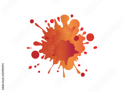 blood splats for artwork compositions and textures