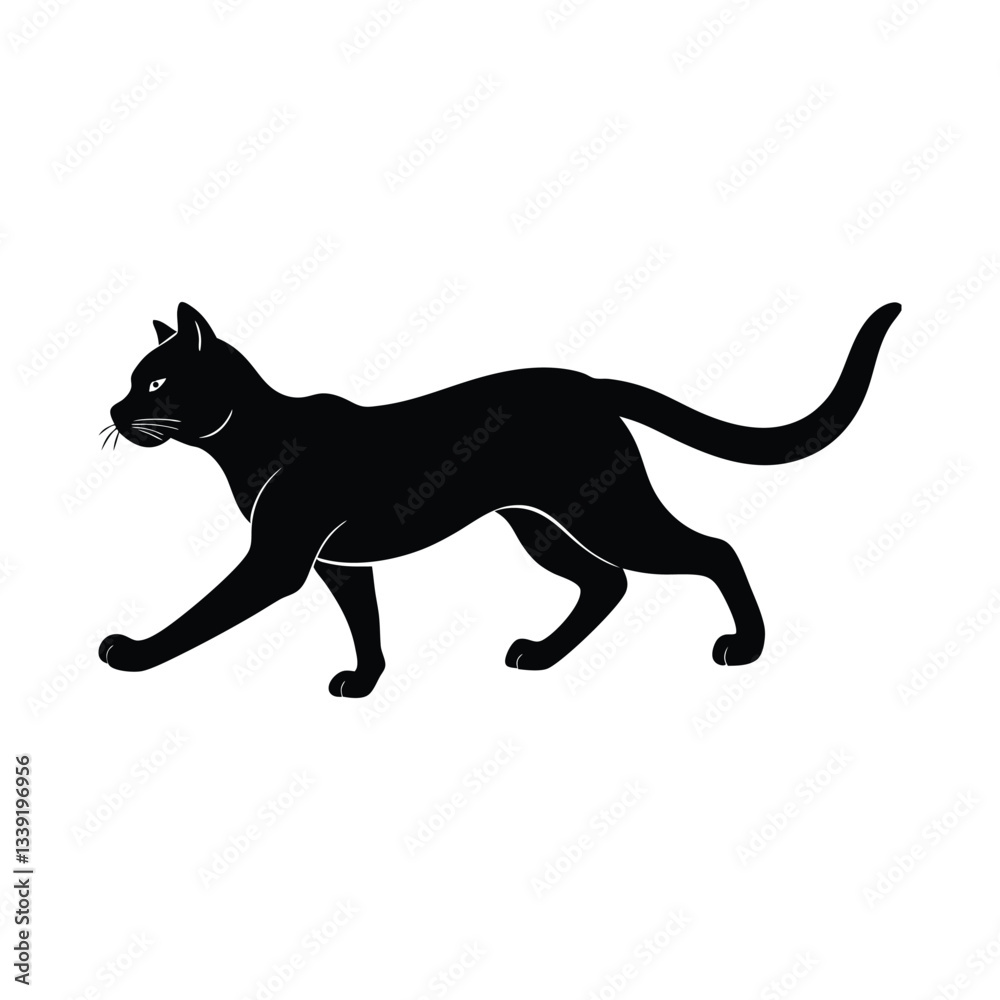 running cat silhouette art running cat silhouette art