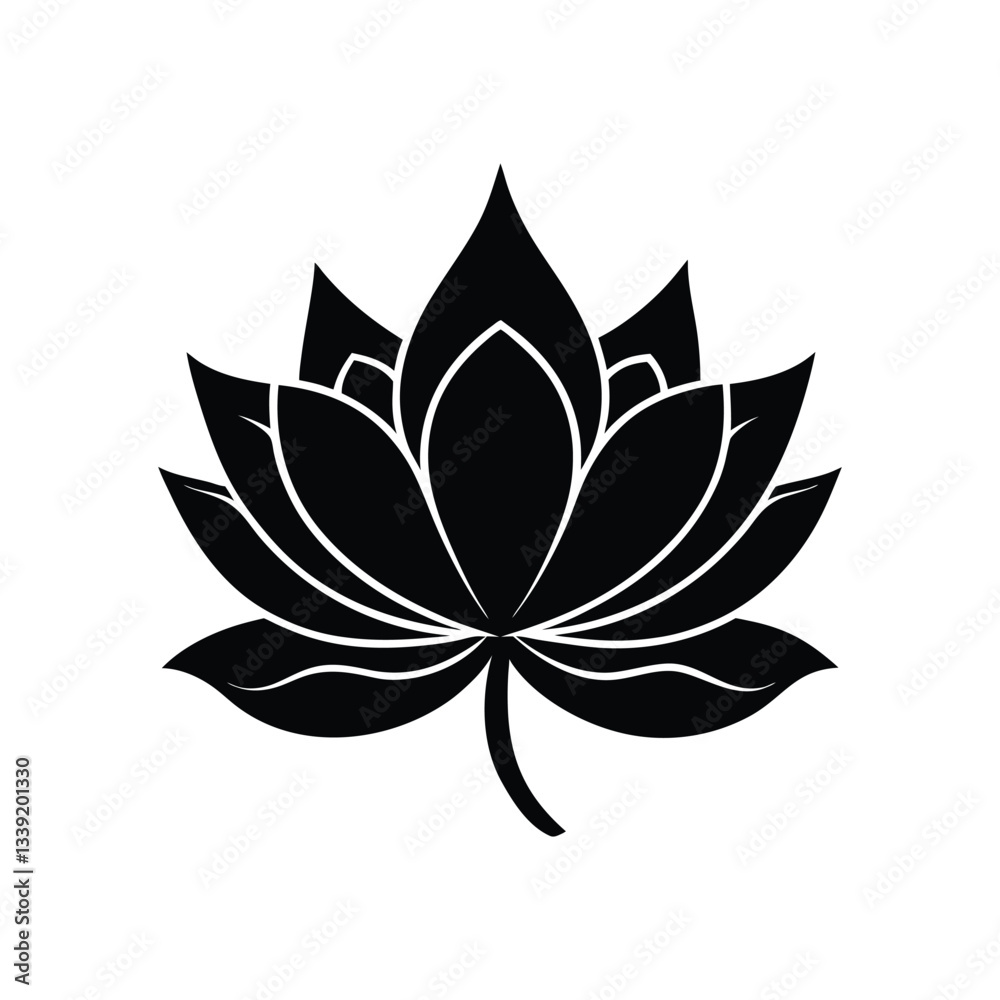 lotus flower vector illustration lotus flower vector illustration