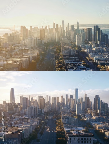 San Francisco Skyline: Sunrise & Sunset Views.