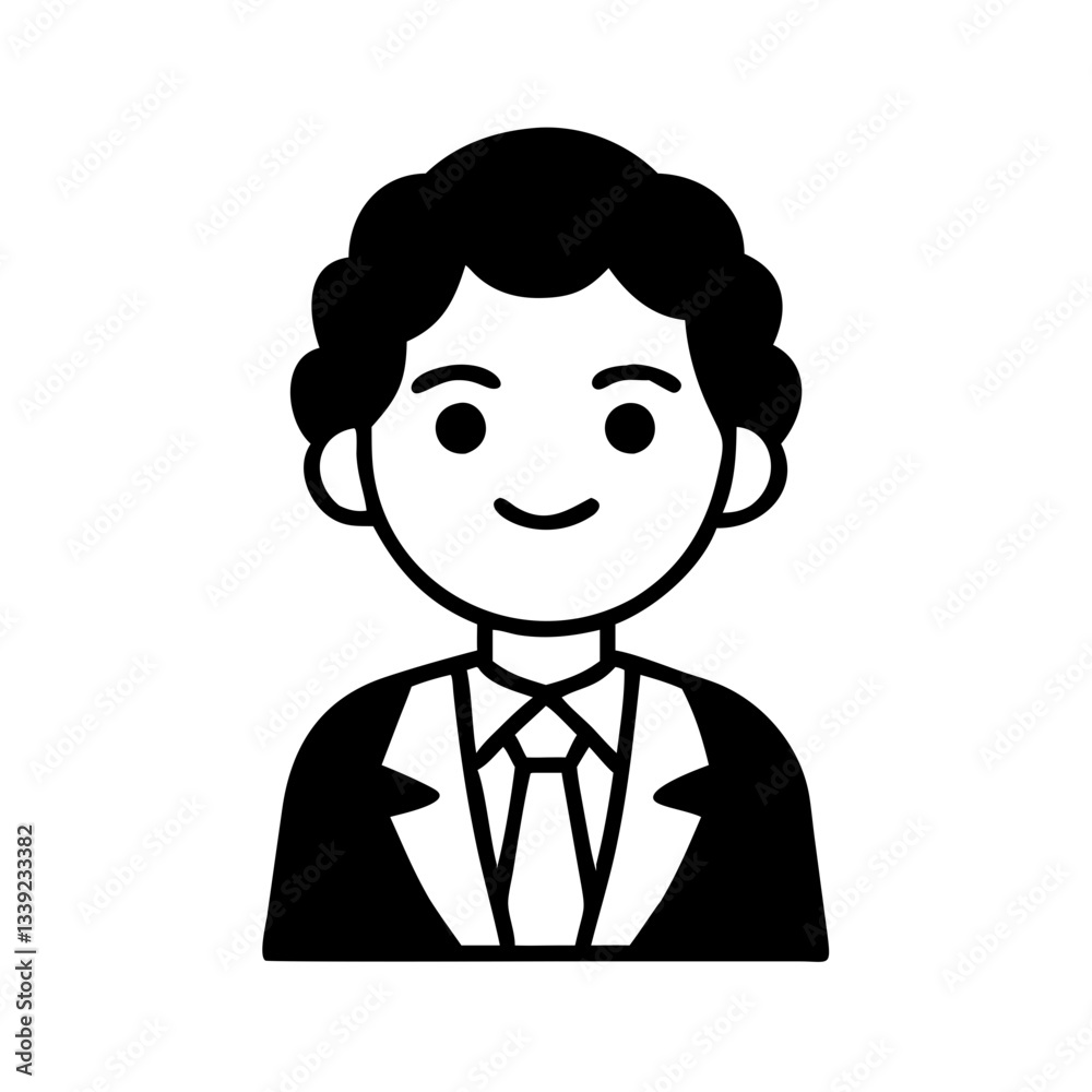 Hand-Drawn Lawyer Illustration