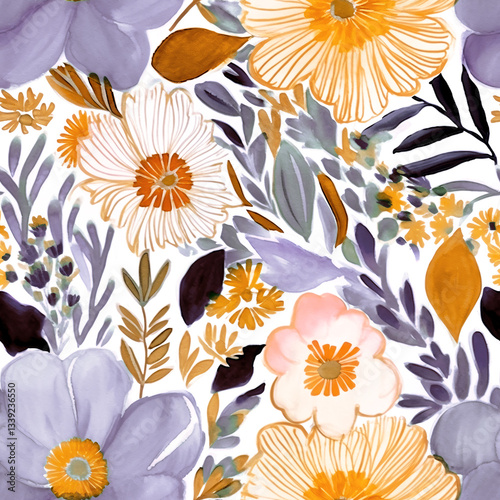 Seamless pattern digital paper