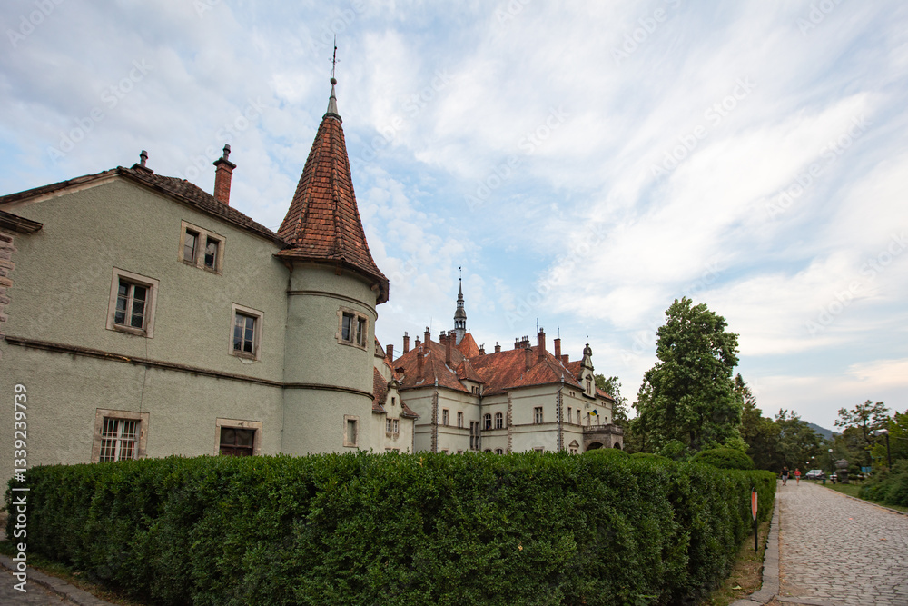 Schonborn Castle in the Carpathians, Ukraine Schonborn Castle in the Carpathians, Ukraine