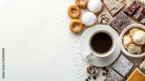 Coffee Break Delicious Pastries and Coffee for a Sweet Treat