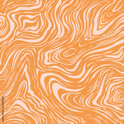 Abstract blue and white pattern with organic shapes and flowing lines. The seamless design offers a soothing texture, perfect for modern backgrounds, textiles, wallpapers, and contemporary art.