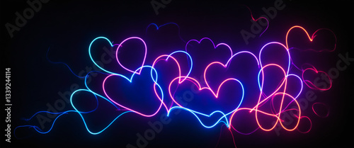 blurred love shape Abstract...