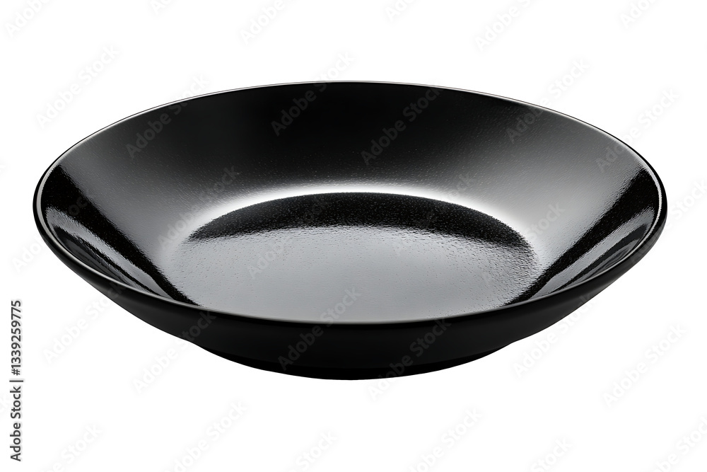 Black plate on transparent background. high resolution PNG file Black plate on transparent background. high resolution PNG file