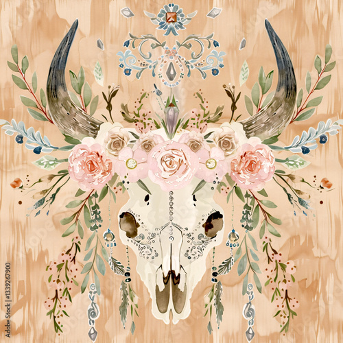 Seamless pattern digital paper