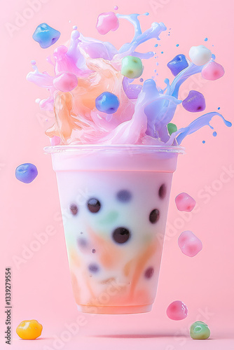 a cup of bubble bubble
