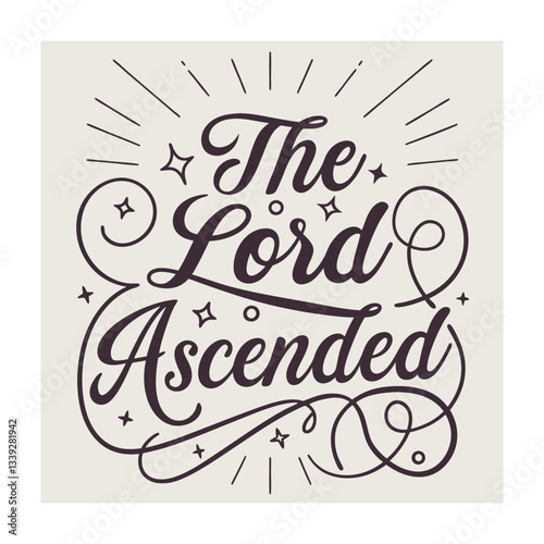 Ascension Day Concept Vector Illustration