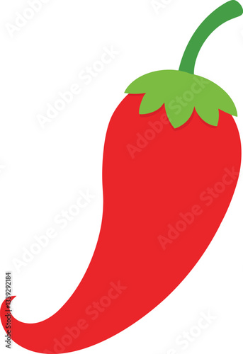 Cute Chili Pepper Vector Illustration