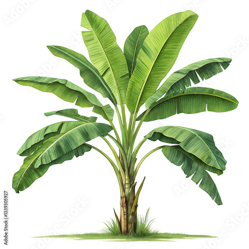 palm tree isolated on white background