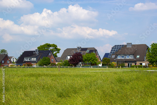 Obraz na płótnie German countryside landscape, Lower Rhine Region w salonie