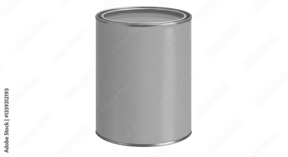 paint can grey color isolated paint can grey color isolated