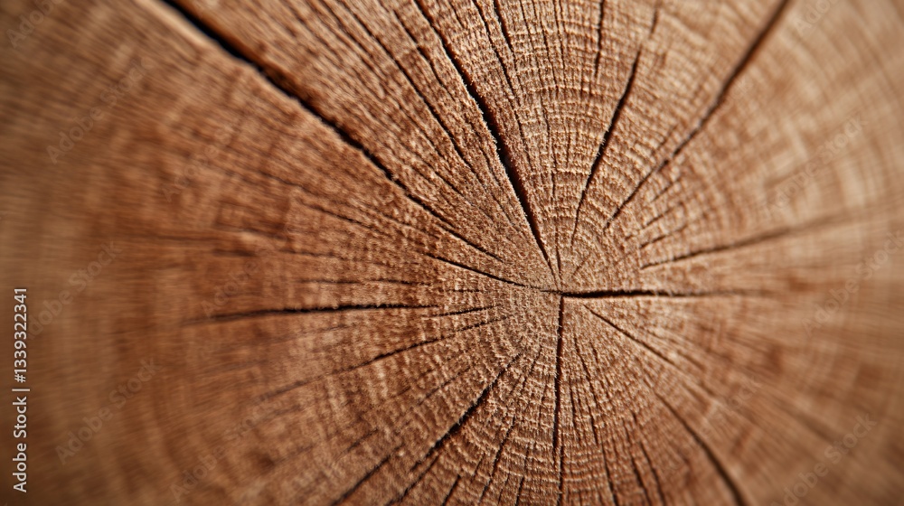 Fototapeta premium Wooden surface with intricate grain patterns, warm earth tones, natural organic textures, ideal for rustic design themes.