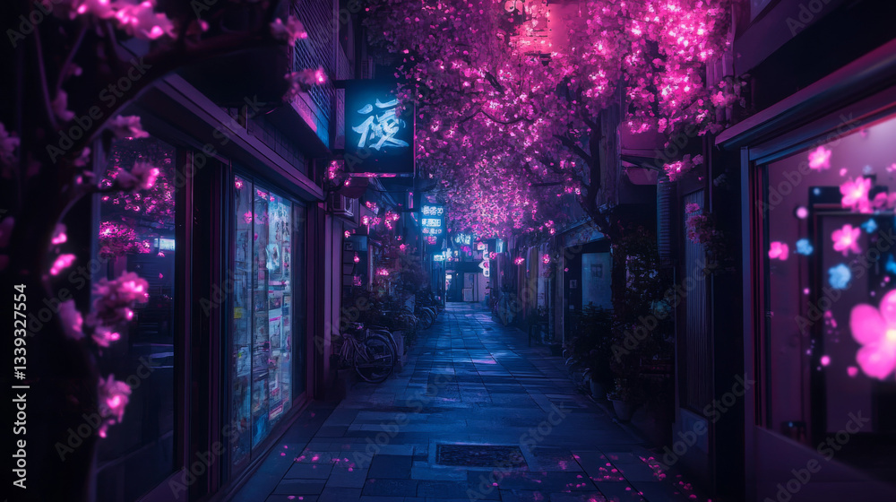 Fototapeta premium An aesthetically pleasing animated image, perfect as a PC wallpaper to enhance your desktop setup. ðŸ–¤