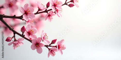 Wallpaper Mural Branches isolated on white background with subtle reflection, glass, shadow Torontodigital.ca