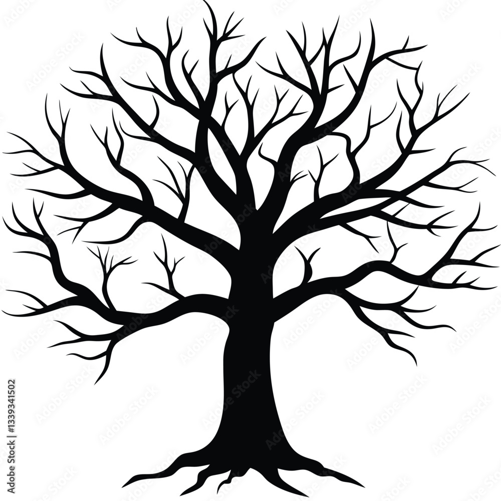 tree silhouette vector tree silhouette vector