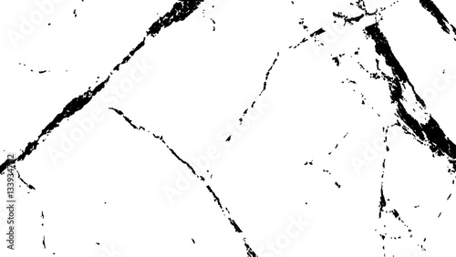 crack concrete white wall or Cement wall background, grunge wall texture with crack. Abstract fracture design. Crack texture lines isolated on white background.	