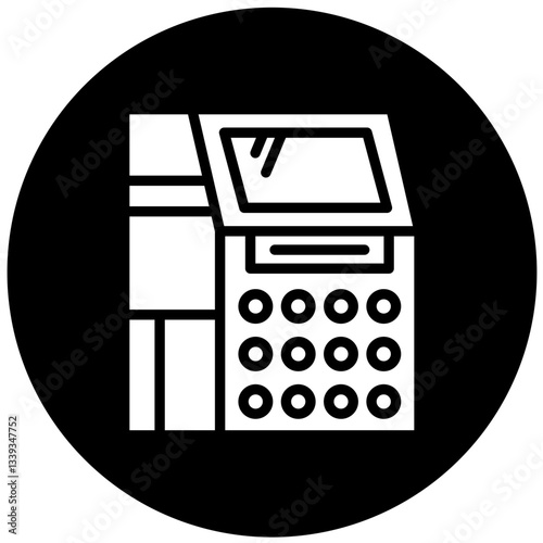 Vector Design Atm Machine Icon Style