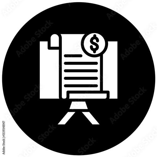 Vector Design Invoice Icon Style