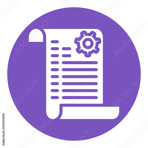 Work Instructions Circle Icon
