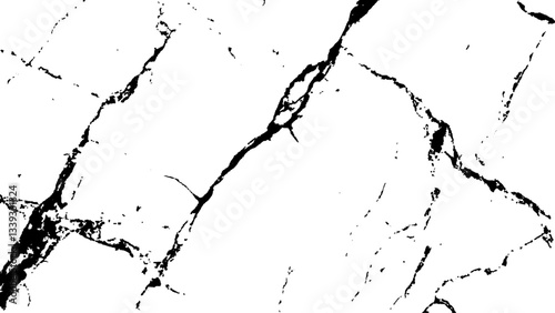 crack concrete white wall or Cement wall background, grunge wall texture with crack. Abstract fracture design. Crack texture lines isolated on white background.	