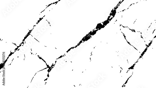 crack concrete white wall or Cement wall background, grunge wall texture with crack. Abstract fracture design. Crack texture lines isolated on white background.	