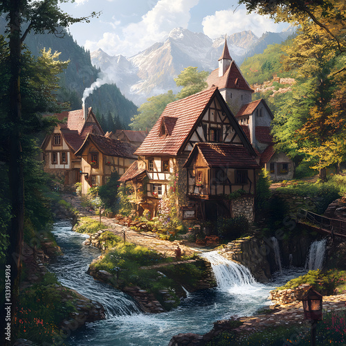 small church in the mountains