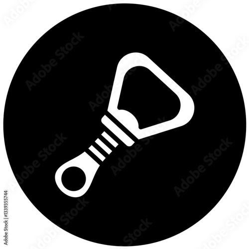Vector Design Bottle Opener Icon Style