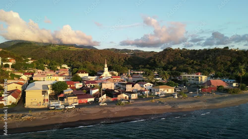 village in the mountains, le carbet, martinique, antilles