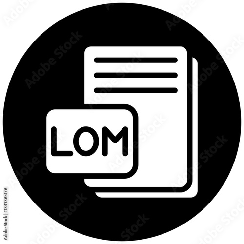 Vector Design LOM Icon Style