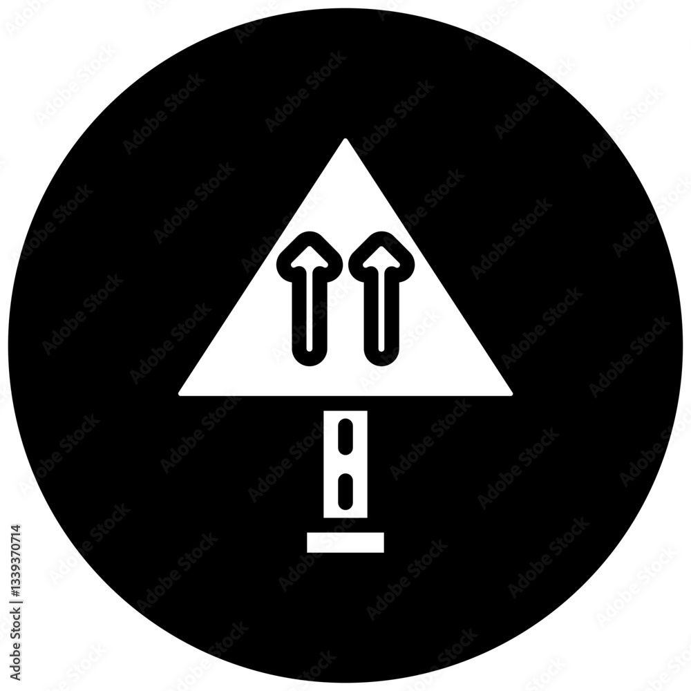 Vector Design One Way Icon Style Vector Design One Way Icon Style